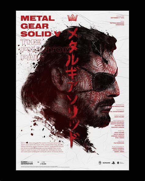 metal gear solid v poster box|metal gear solid game poster.